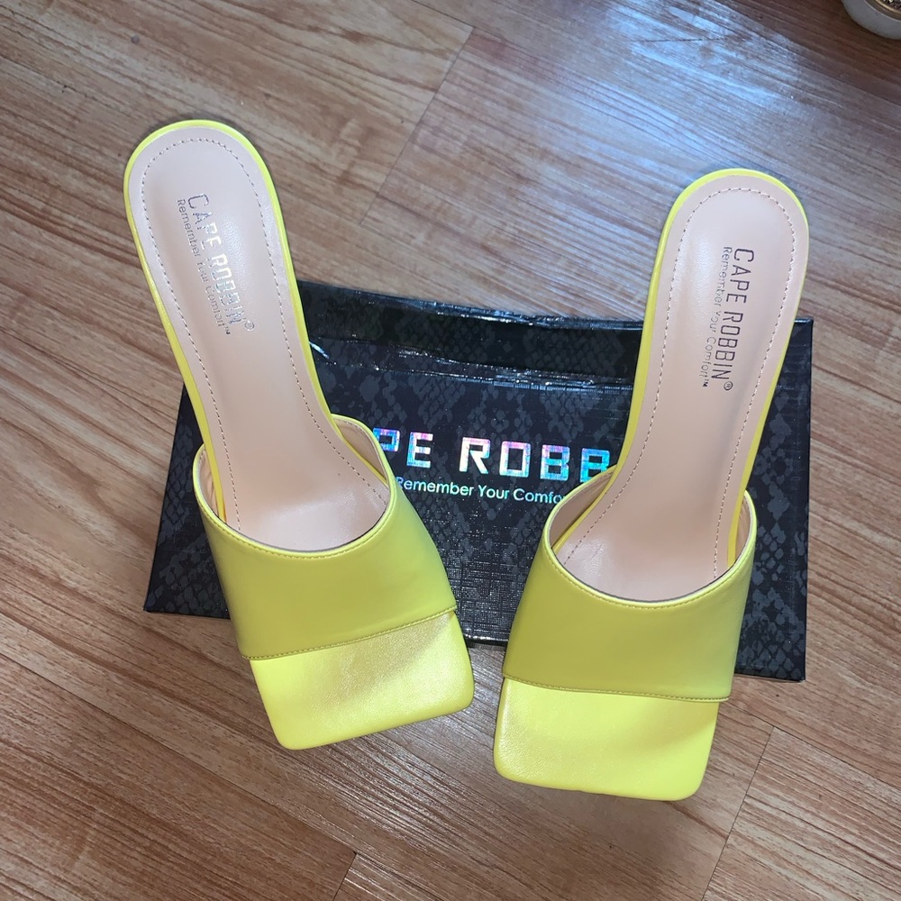 Cape Robbin Open Toe Heels